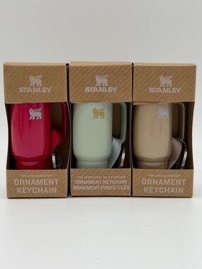 Stanley The Quencher H2.0 Tumbler Ornament Keychains | Bundle of 3